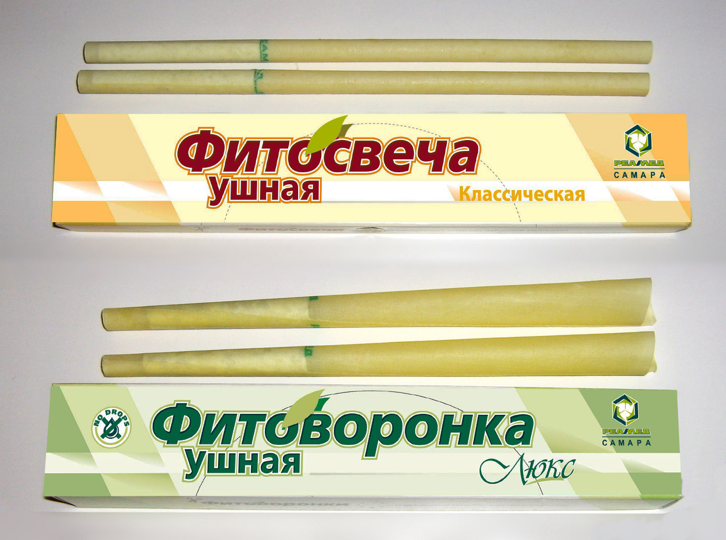 Продукция Реамед фитосвечи фитоворонки